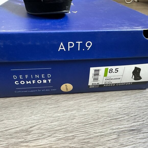 Apartment 9 Kohl's Women's Open Toe High Heels - Knowledge - Black - Size 8.5 - Picture 3 of 7